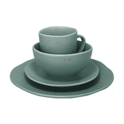 Vajilla de Cerámica Tahoe O Chefmaker de 16 Piezas para 4 Personas Verde - Chefmaker.com.mx